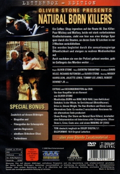 Natural Born Killers - Director's Cut mit zusätzlichem alternativem Ende - (Letterbox-Edition) - (Neue Version) - Einzel-DVD - Neu & OVP